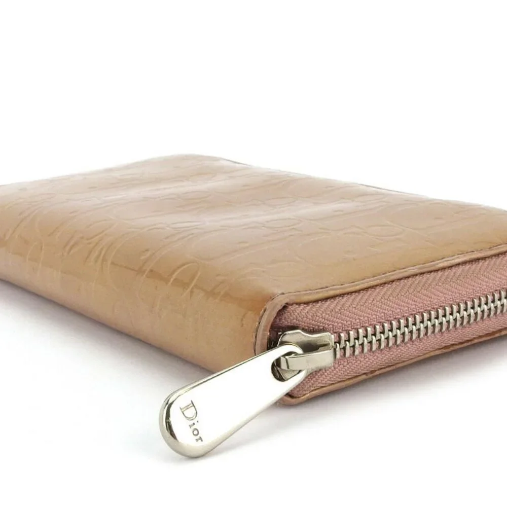 Dior wallet Ultimate enamel leather Authentic used